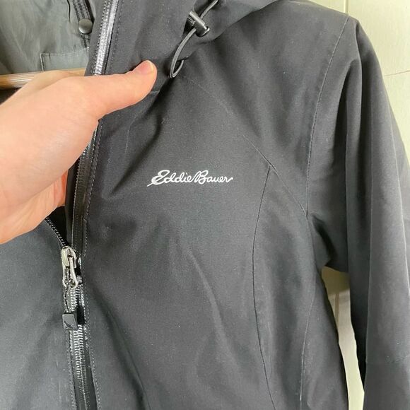 Eddie Bauer Weatheredge Plus Hooded Waterproof Breathable Shell Jacket Women’s S - Picture 3 of 7